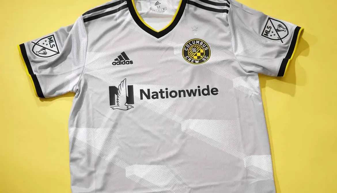Columbus Crew 2021 kit with the Nationwide mark