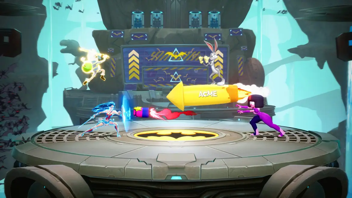 Fighters on the Batcave stage