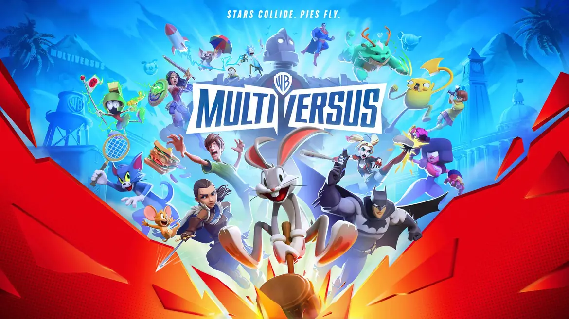 MultiVersus 2024 key art with the full roster