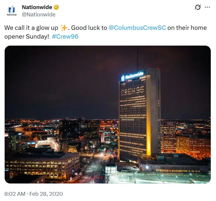 Nationwide partnership post